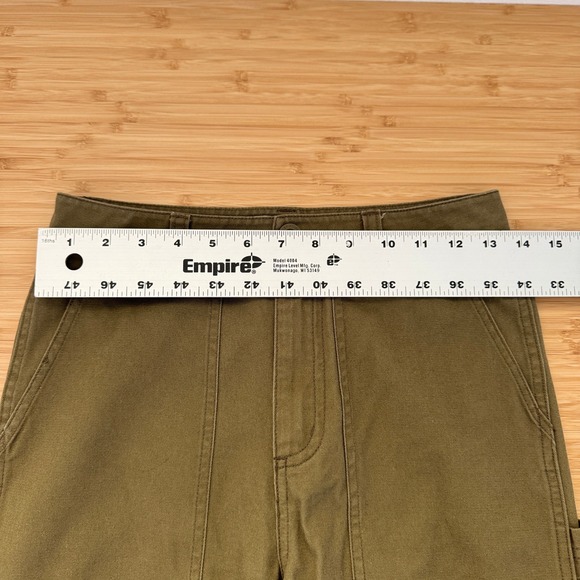 Brixton‎ Alameda Relaxed Carpenter Pants Olive Green Size 25 Womens Utility Edgy - Picture 15 of 16
